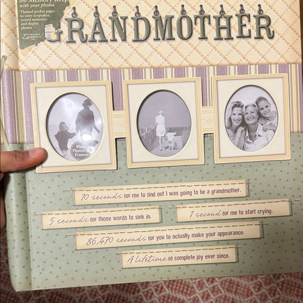 Grandmother Photo Album with  Quotes